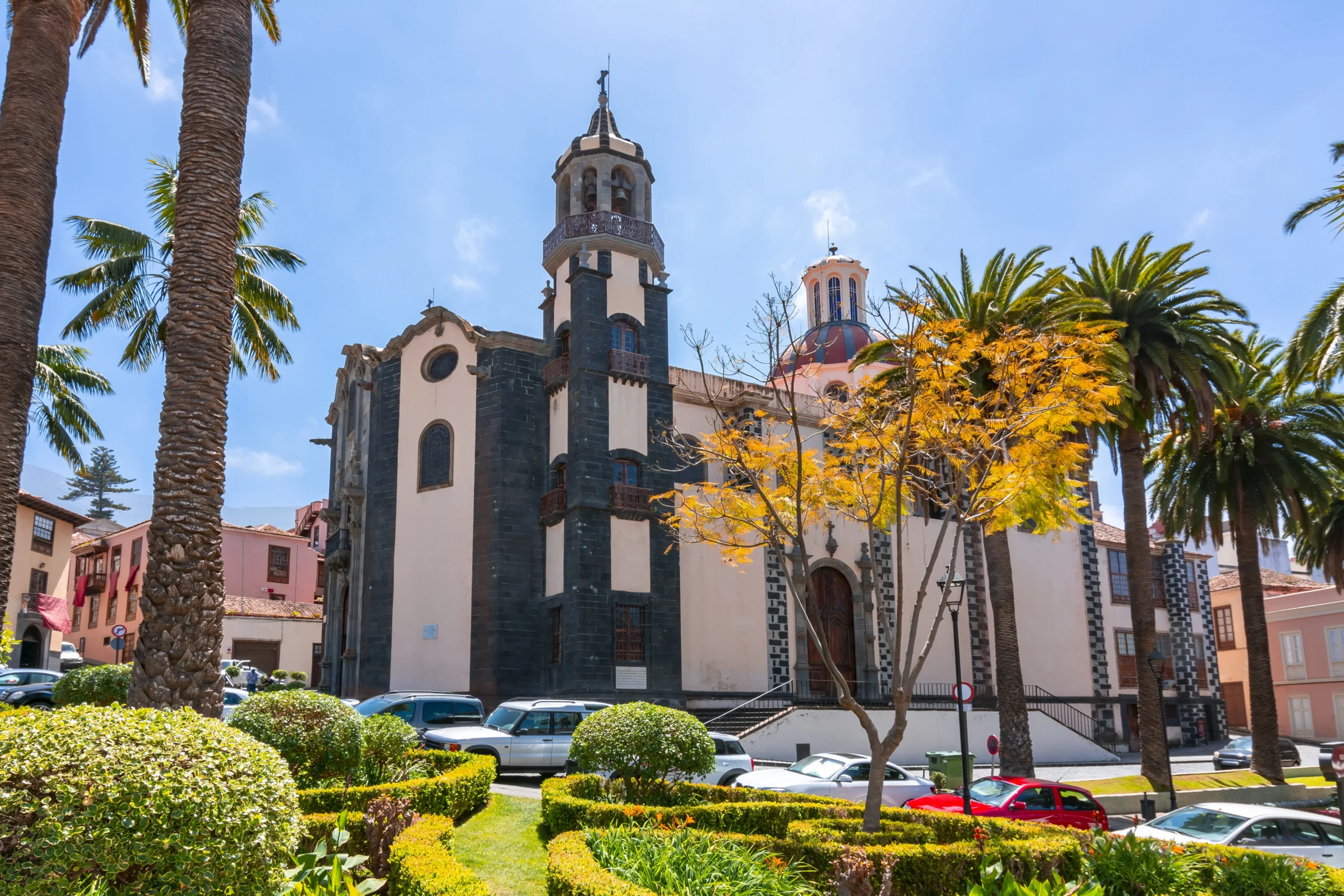 church and square in Tenerife village